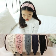 여아레이스머리띠