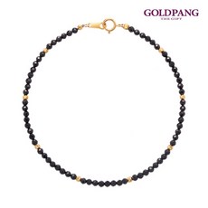 골드팡 14k 수아르 블랙스피넬 팔찌 [2mm]