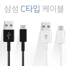 삼성전자 삼성 C타입 충전 케이블, 화이트, 삼성전자 갤럭시 C타입 고속케이블, 1개