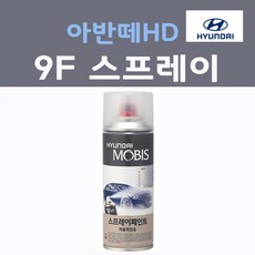 순정품 현대 아반떼HD 9F 스프레이 붓펜 카페인트, 1개, 200ml