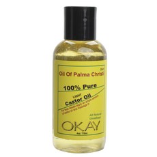 Okay 100% 퓨어 라이트 캐스터 오일, 1개, 118ml