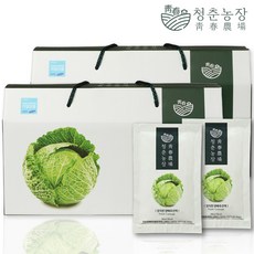청춘농장 양배추즙 2박스 60포, 2.7L