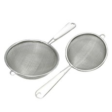 셰프크래프트 스트레이너 건지기 2종 세트 7.6cm + 10.2cm, Stainless Steel, 1개