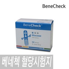 베네첵 3inOne 혈당시험지 1박스 50매 혈당스트립 1개