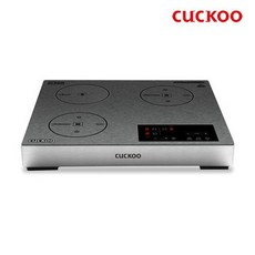 전기레인지 하이브리드 3구 빌트인 터치식 쿠쿠 CIHR-F301FB, 스탠드 추가 (80mm)
