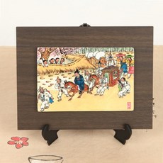 전통혼례액자
