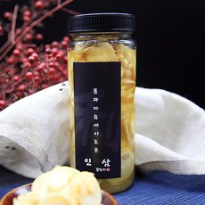 푸드이로운 인삼꿀단지 300ml (380g) 인삼꿀청 인삼꿀절임 수제인삼청 인삼차, 단품