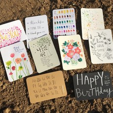 학생백화점 내손에 캘리그라피 패드 엽서 50매, 슈퍼스무스