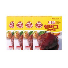 오뚜기3분 햄버그 스테이크, 140g, 4개