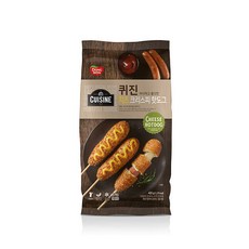 동원 퀴진 치즈 크리스피핫도그 400g, 1개