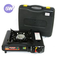 스파크 휴대용 가스버너 SW-7000, 블랙, 1개