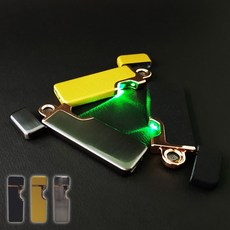 가브리엘 USB충전식 전기라이터 반영구적인 코일 플라즈마 라이터, 03_초음파(그레이)
