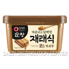 청정원 순창 재래식 생된장 1kgX3개, 1kg, 3개