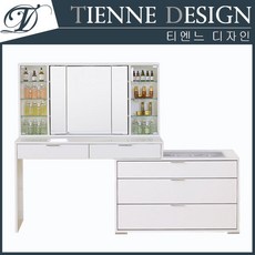 티엔느디자인 T-1403 샤르망화장대 시즌5 ACC형(TF타입) 화장대, 화이트-D형