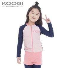 여아집업래쉬가드세트