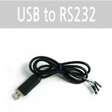 USB to RS232 TTL 시리얼변환케이블 컨버터 PL2303, 1