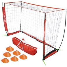 고스포츠 엘리트 사커 골 3종 세트 축구골대, White  + Red