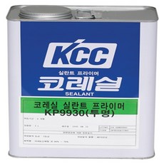 KCC 프라이머 KP9930 4L KP9930 경화촉진제 구성_코레실 프라이머|타입_KP-9930 1EA 2204834 8660507
