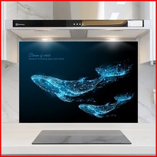 주방아트보드고래의꿈실버