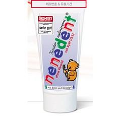 네네덴트 독일 영유아 무불소 저불소 치약 어린이, 1개입, 50ml
