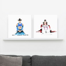 전통혼례액자