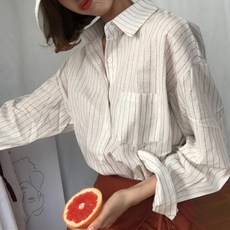MJ 긴팔셔츠 가을 여성 v넥 라운드 쉬폰자캣 47 C3rf5