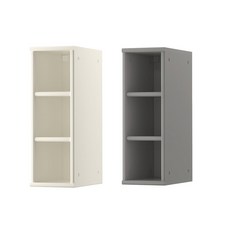 이케아 TORNVIKEN 토른비켄 3칸선반장/진열장/수납장/수납장, 그레이_703.589.96
