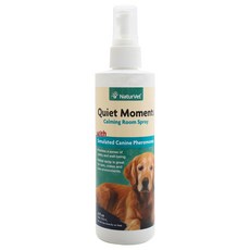 Naturvet 콰이어트 모먼트 카밍 룸 스프레이 with 시뮬레이티드 필라인 페로몬 강아지용 훈련용 스프레이 236ml, 1개