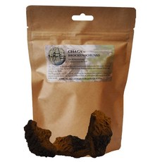 ATPC Media 차가 버섯 덩어리 핀란드 러시아 북부 자연 야생 수확 차가버섯, 1팩, 100g