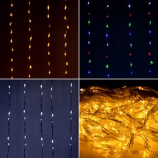 지아이비 LED 400구600구 폭포수 전구트리램프장식조명 6종, LED 600구 폭포수 전구