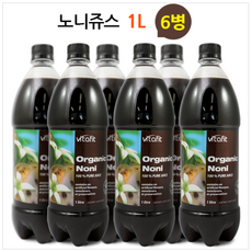 비타핏 노니쥬스 1리터, 6개, 1L