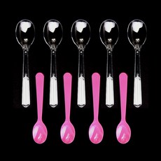 아이스크림스푼 핑크 9cm 벌크포장, 1개, 1000개