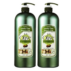 1+1 아임세레느 올리브 헤어 대용량 샴푸, 2개, 1.5L