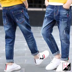 헬로가든 삼색포인트 청바지