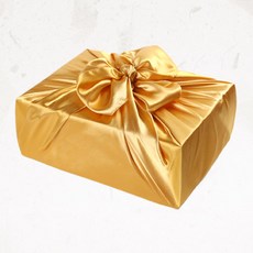 [글라라세상] 선물포장용 공단보자기 대(108x108cm), 금색, 1장