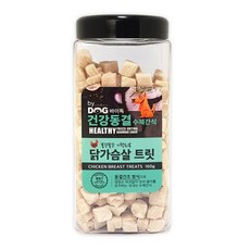 바이독 건강동결 닭가슴살 트릿 160g 동결건조간식 개