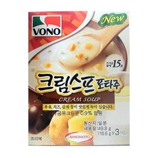 보노 농심 크림스프 포타주 49.8g x 60개, 단품