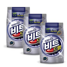 비트 드럼용 분말세제 리필, 2.5kg, 3개
