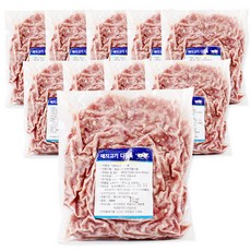 벅스웨이 국내산 돼지고기 다짐육 1kg, 10개