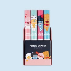카카오프렌즈 연필캡세트 연필캡4p, B, 4개입
