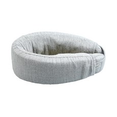 라텍스 리논 차량 항공 여행용 목베개 파스텔그레이, 파스텔 그레이, XL