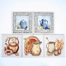  모네스페스 점착식포인트그림타일 150각-5종세트, 접착식포인트그림타일 150각-5종세트 