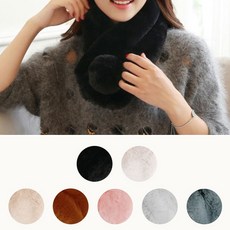 아기밍크목도리