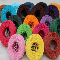 지끈나라 친환경 칼라지끈(2mm200m), 빨강색, 1개