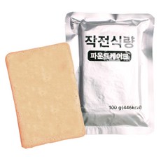 더온플러스 전투식량닷컴 더온원터치 6종 선택형, 파운드 케이크 (446kcal), 1개