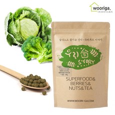 우리가스토리 국산 브로콜리 양배추환 300g, 1봉