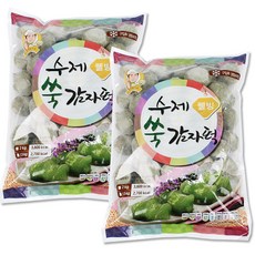 벅스웨이 쑥감자떡 2kg, 2개