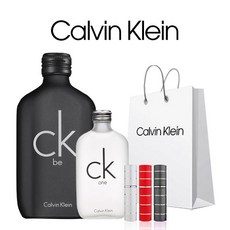 캘빈클라인 CK BE EDT 향수 +ckone 미니어처15ml+향수공병+쇼핑백, 200ml