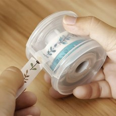 아리야 휴대용 마스킹테이프 커터 보관통 디스펜서, 1개