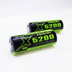 페어맨 리튬이온 충전지26650 X5200 3.7V 5200mAh 충전지, 단일 모델명/품번, 1개, 1개